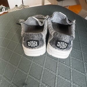 Hey Dude Kids Black and White Sneakers